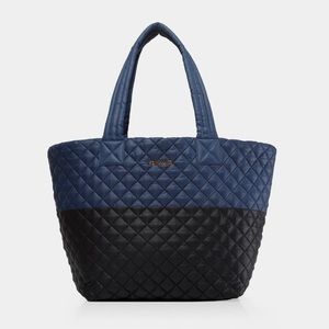 MZ Wallace Medium Metro Tote Navy/Black - NWT